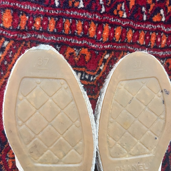 Chanel espadrilles lamb skin leather - Picture 10 of 16